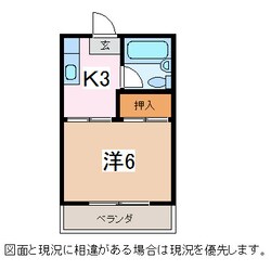 松本駅 バス20分  三才山線　岡田東区下車：停歩4分 1階の物件間取画像